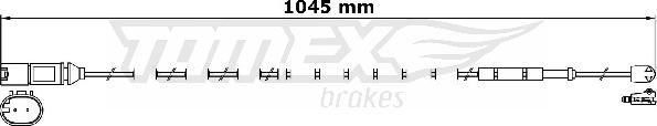 TOMEX brakes TX 31-28 - Indikators, Bremžu uzliku nodilums ps1.lv