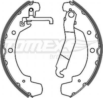 TOMEX brakes TX 20-49 - Bremžu loku komplekts ps1.lv