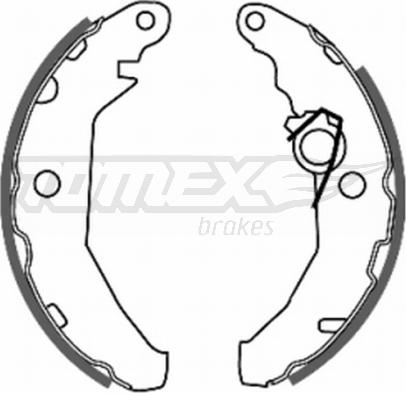 TOMEX brakes TX 20-46 - Bremžu loku komplekts ps1.lv