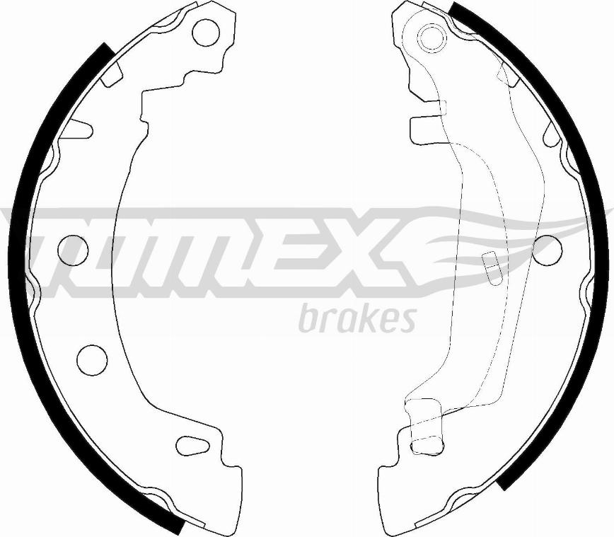 TOMEX brakes TX 20-43 - Bremžu loku komplekts ps1.lv