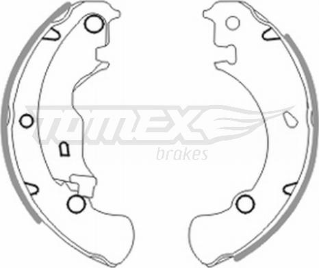 TOMEX brakes TX 20-42 - Bremžu loku komplekts ps1.lv