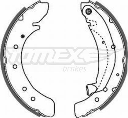 TOMEX brakes TX 20-50 - Bremžu loku komplekts ps1.lv