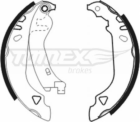 TOMEX brakes TX 20-64 - Bremžu loku komplekts ps1.lv