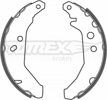 TOMEX brakes TX 20-66 - Bremžu loku komplekts ps1.lv