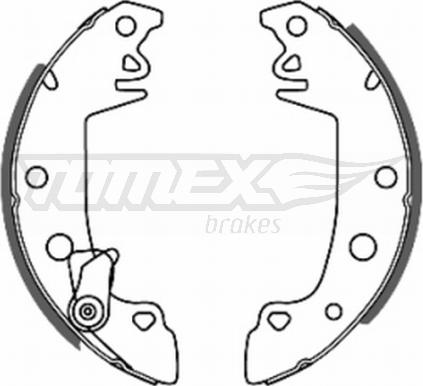 TOMEX brakes TX 20-68 - Bremžu loku komplekts ps1.lv
