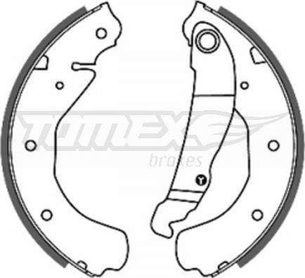 TOMEX brakes TX 20-16 - Bremžu loku komplekts ps1.lv