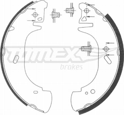 TOMEX brakes TX 20-89 - Bremžu loku komplekts ps1.lv