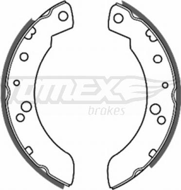 TOMEX brakes TX 20-33 - Bremžu loku komplekts ps1.lv