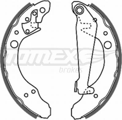 TOMEX brakes TX 20-24 - Bremžu loku komplekts ps1.lv