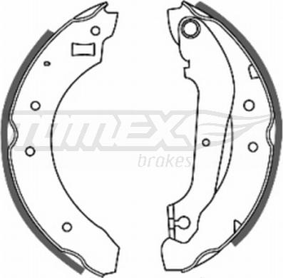 TOMEX brakes TX 20-21 - Bremžu loku komplekts ps1.lv