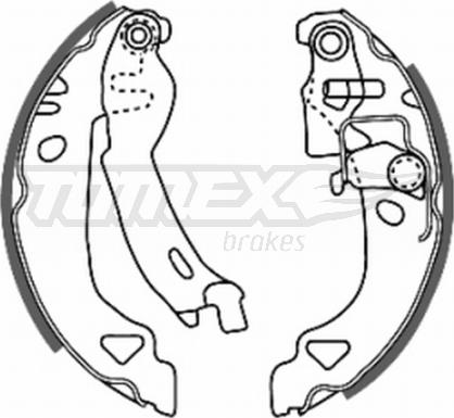 TOMEX brakes TX 20-28 - Bremžu loku komplekts ps1.lv