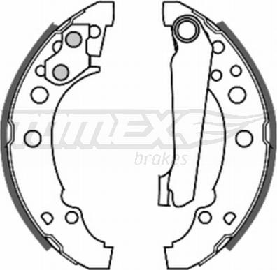 TOMEX brakes TX 20-23 - Bremžu loku komplekts ps1.lv