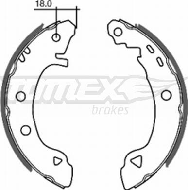 TOMEX brakes TX 20-22 - Bremžu loku komplekts ps1.lv