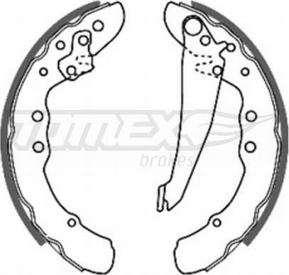 TOMEX brakes TX 20-70 - Bremžu loku komplekts ps1.lv