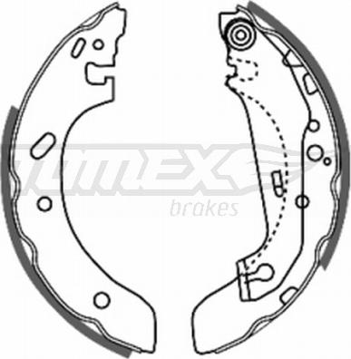 TOMEX brakes TX 20-73 - Bremžu loku komplekts ps1.lv