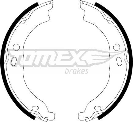 TOMEX brakes TX 21-99 - Bremžu loku komplekts ps1.lv