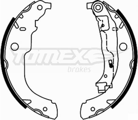 TOMEX brakes TX 21-96 - Bremžu loku komplekts ps1.lv