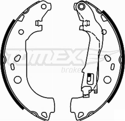 TOMEX brakes TX 21-98 - Bremžu loku komplekts ps1.lv