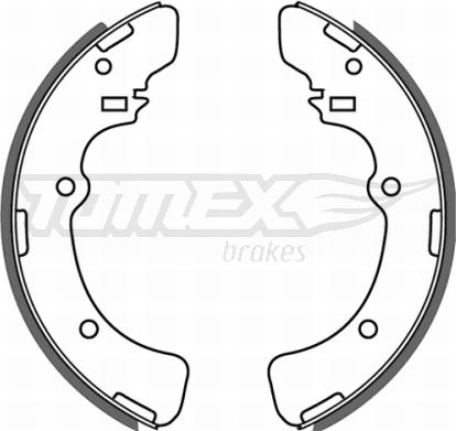 TOMEX brakes TX 21-45 - Bremžu loku komplekts ps1.lv