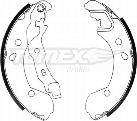 TOMEX brakes TX 21-48 - Bremžu loku komplekts ps1.lv