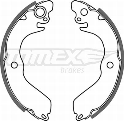 TOMEX brakes TX 21-43 - Bremžu loku komplekts ps1.lv