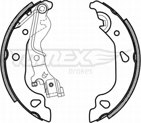 TOMEX brakes TX 21-59 - Bremžu loku komplekts ps1.lv