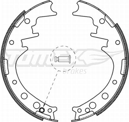 TOMEX brakes TX 21-56 - Bremžu loku komplekts ps1.lv