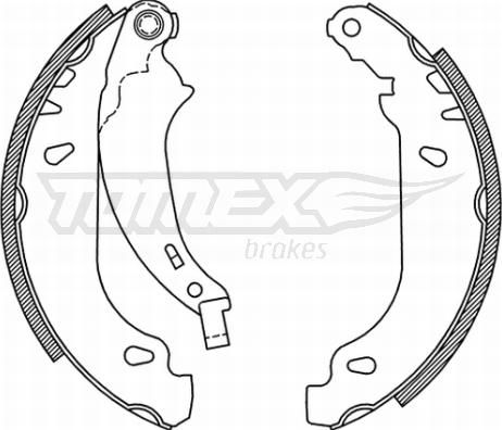 TOMEX brakes TX 21-52 - Bremžu loku komplekts ps1.lv