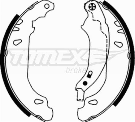 TOMEX brakes TX 21-65 - Bremžu loku komplekts ps1.lv