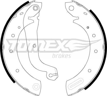 TOMEX brakes TX 21-60 - Bremžu loku komplekts ps1.lv