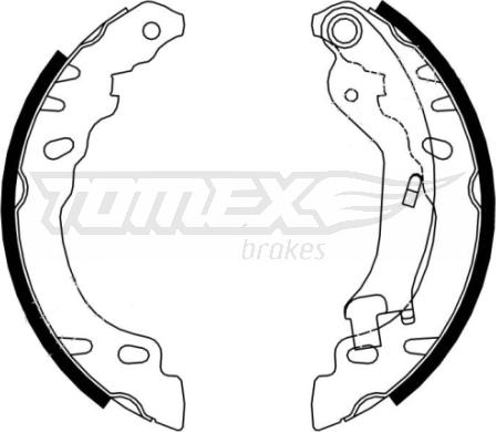 TOMEX brakes TX 21-61 - Bremžu loku komplekts ps1.lv