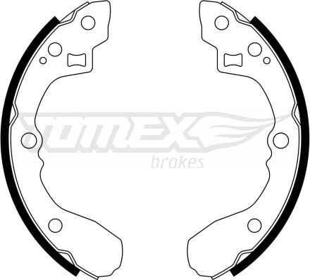 TOMEX brakes TX 21-63 - Bremžu loku komplekts ps1.lv