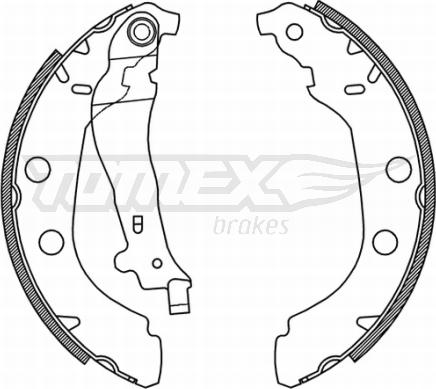 TOMEX brakes TX 21-15 - Bremžu loku komplekts ps1.lv