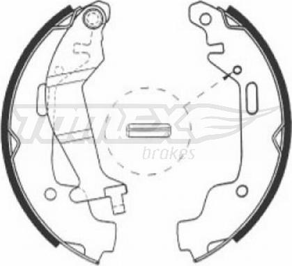 TOMEX brakes TX 21-10 - Bremžu loku komplekts ps1.lv