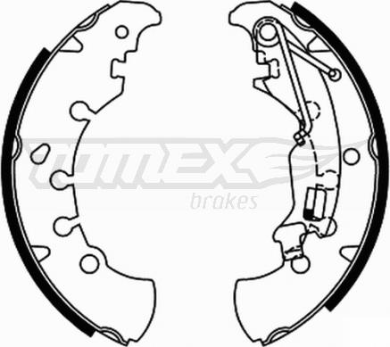 TOMEX brakes TX 21-84 - Bremžu loku komplekts ps1.lv