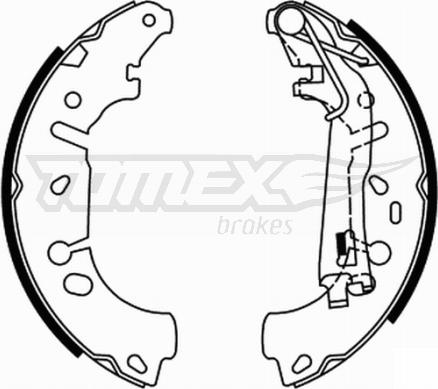 TOMEX brakes TX 21-85 - Bremžu loku komplekts ps1.lv