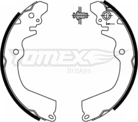 TOMEX brakes TX 21-81 - Bremžu loku komplekts ps1.lv