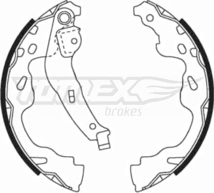 TOMEX brakes TX 21-82 - Bremžu loku komplekts ps1.lv