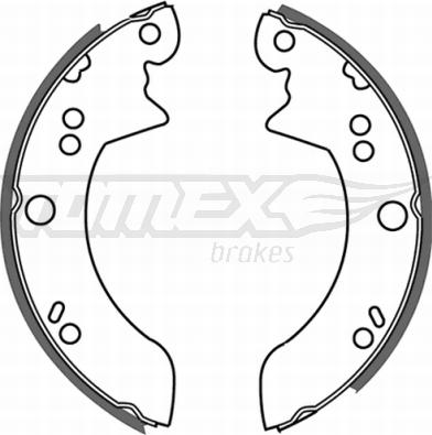 TOMEX brakes TX 21-34 - Bremžu loku komplekts ps1.lv