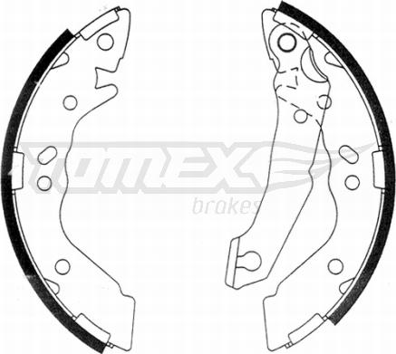 TOMEX brakes TX 21-36 - Bremžu loku komplekts ps1.lv