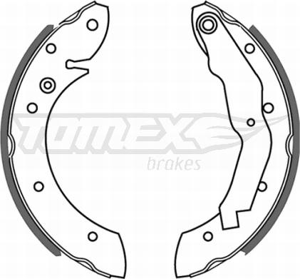 TOMEX brakes TX 21-33 - Bremžu loku komplekts ps1.lv