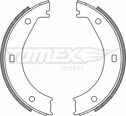 TOMEX brakes TX 21-25 - Bremžu loku komplekts ps1.lv