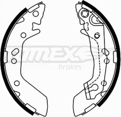 TOMEX brakes TX 21-70 - Bremžu loku komplekts ps1.lv