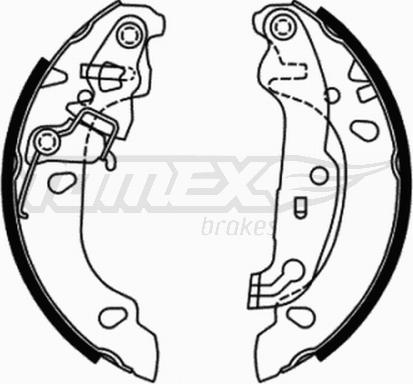 TOMEX brakes TX 21-71 - Bremžu loku komplekts ps1.lv