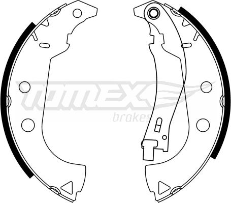 TOMEX brakes TX 23-15 - Bremžu loku komplekts ps1.lv