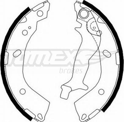 TOMEX brakes TX 23-10 - Bremžu loku komplekts ps1.lv