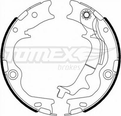 TOMEX brakes TX 23-12 - Bremžu loku komplekts ps1.lv