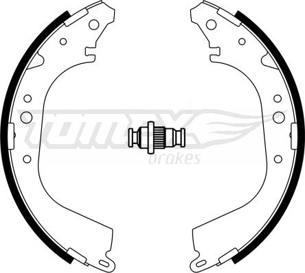 TOMEX brakes TX 23-30 - Bremžu loku komplekts ps1.lv