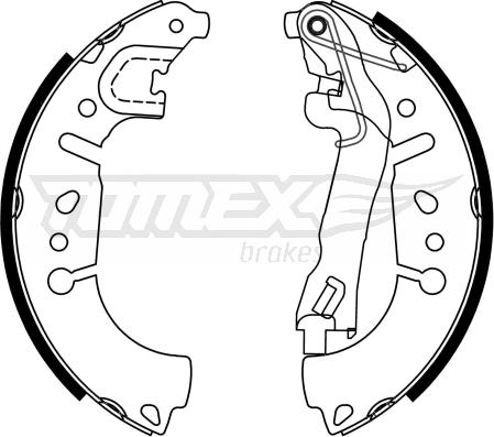 TOMEX brakes TX 23-37 - Bremžu loku komplekts ps1.lv