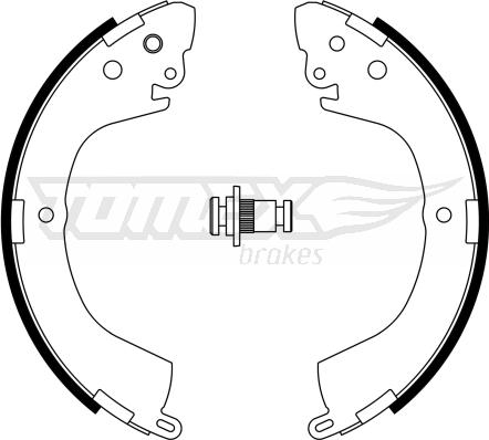 TOMEX brakes TX 23-29 - Bremžu loku komplekts ps1.lv